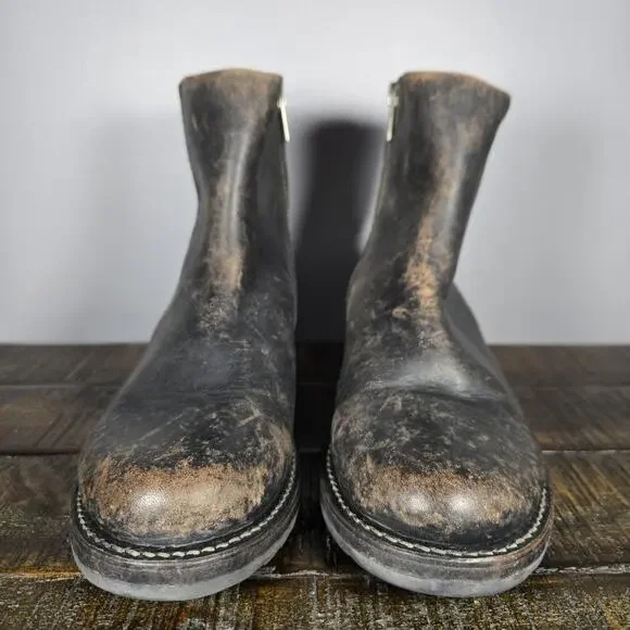 Frye Black Ankle Boots - Picture 3 of 11